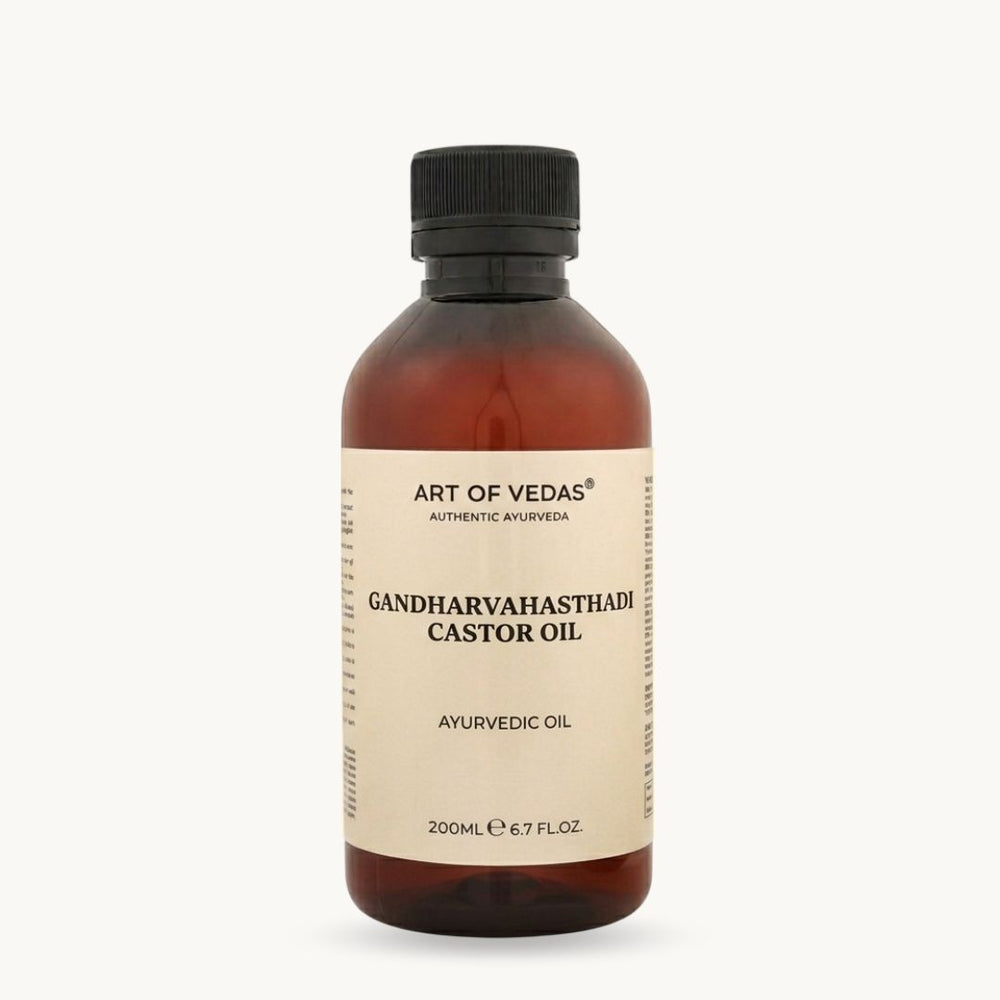 Art of Vedas, Gandharvahasthadi Eranda Thailam, 200 ml, klasický ájurvédský Thailam