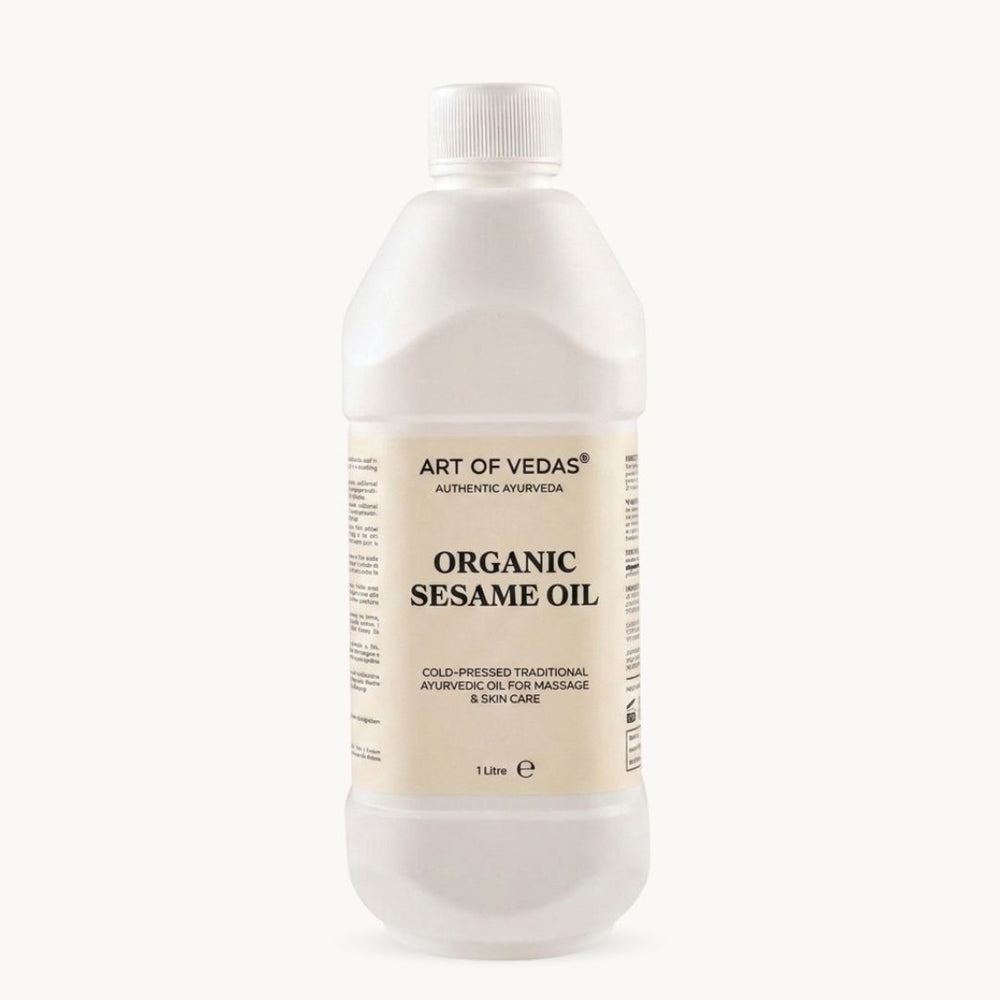 Art of Vedas, Organický sezamový olej, 1 Liter, klasicky ajurvedsky pripravek