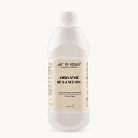 Art of Vedas, Organický sezamový olej, 1 Liter, klasicky ajurvedsky pripravek